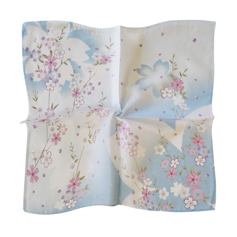Furoshiki - 3 szt. Kwadratowe chusteczki bawełniane 45x45cm