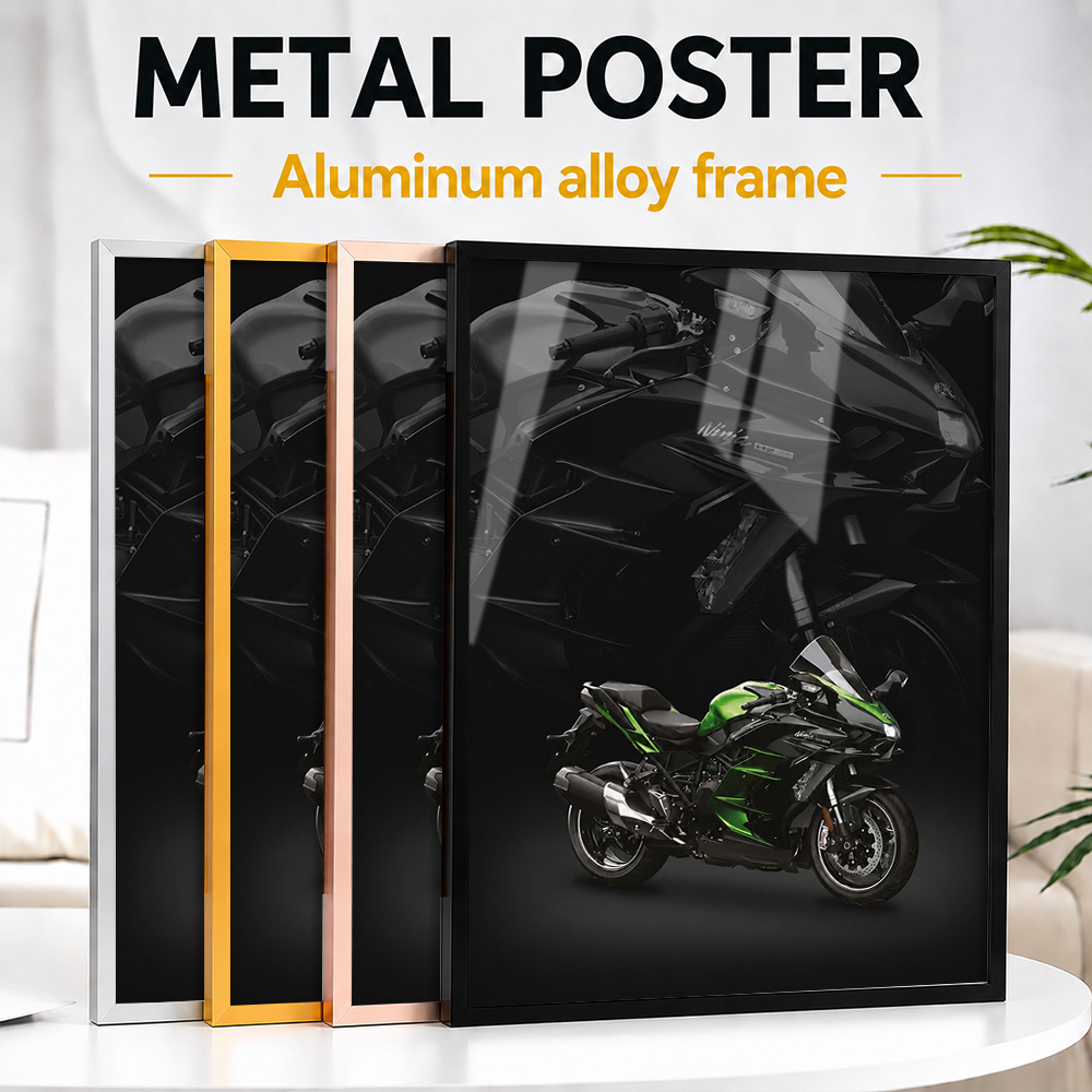 Japanese Fan - Zielony, japoński motocykl H2 SX, metalowy