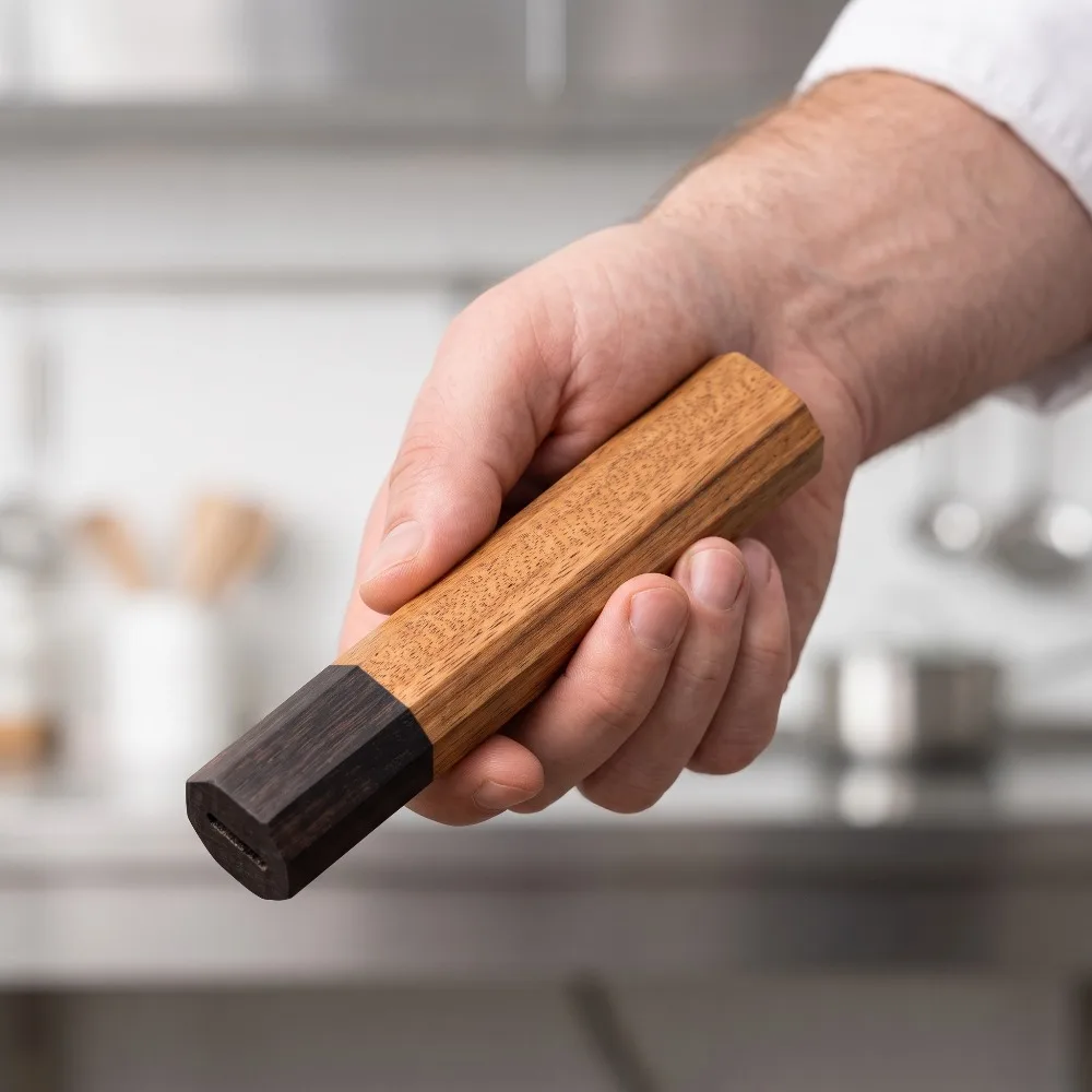 Ośmiokątny uchwyt z litego dre – Japanese Knife recenzja i cena