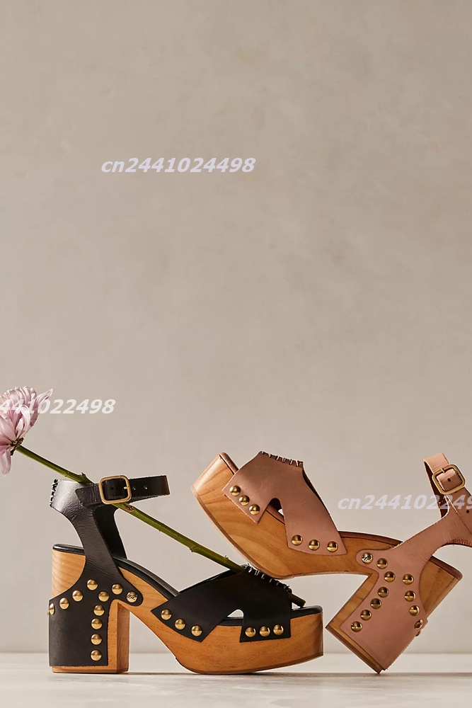 Damskie sandały na platformie  – Geta Wooden Sandal recenzja i cena