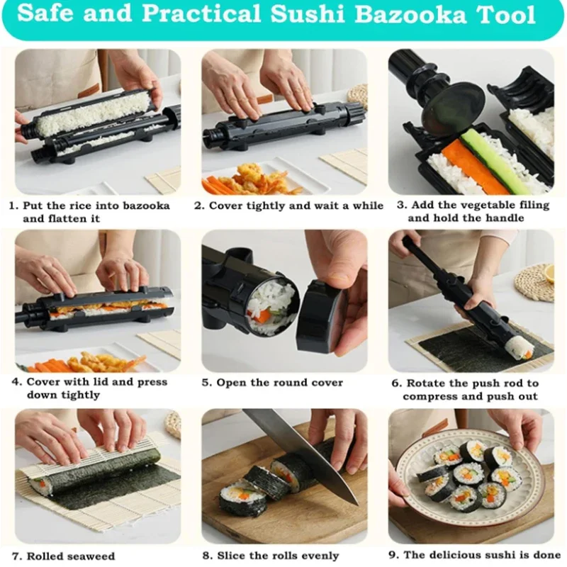Zestaw do robienia sushi, mata – Sushi Making Kit recenzja i cena