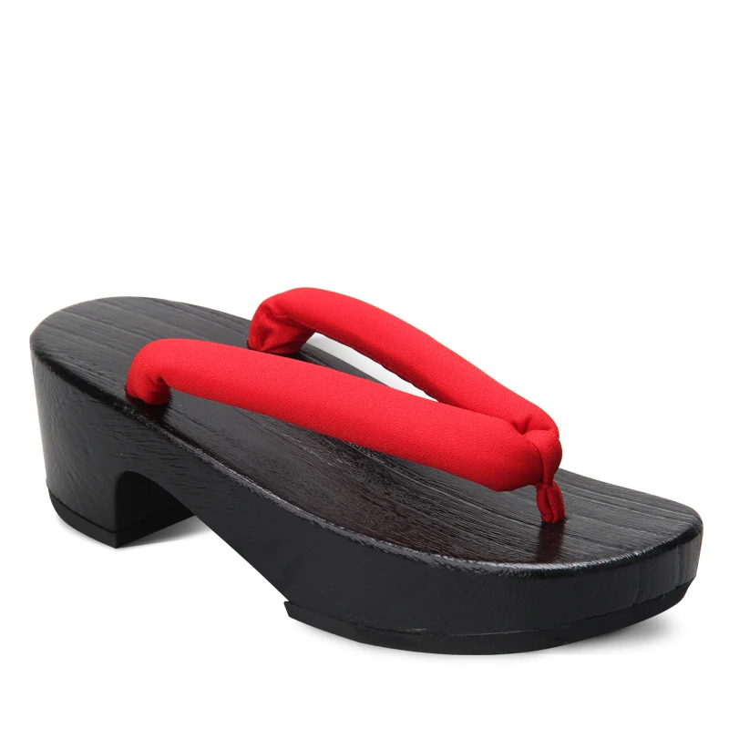 Damskie czarne drewniane sanda – Geta Wooden Sandal recenzja i cena